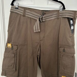 Men's Brown Cargo Shorts